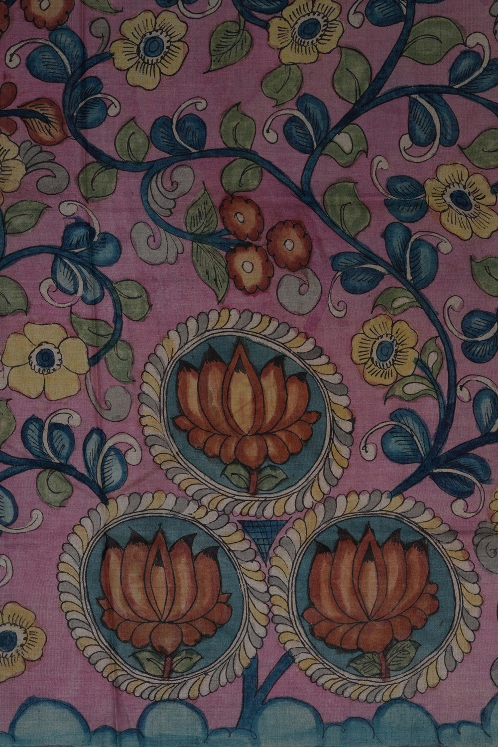 Image of Kalamkari Painting Saree